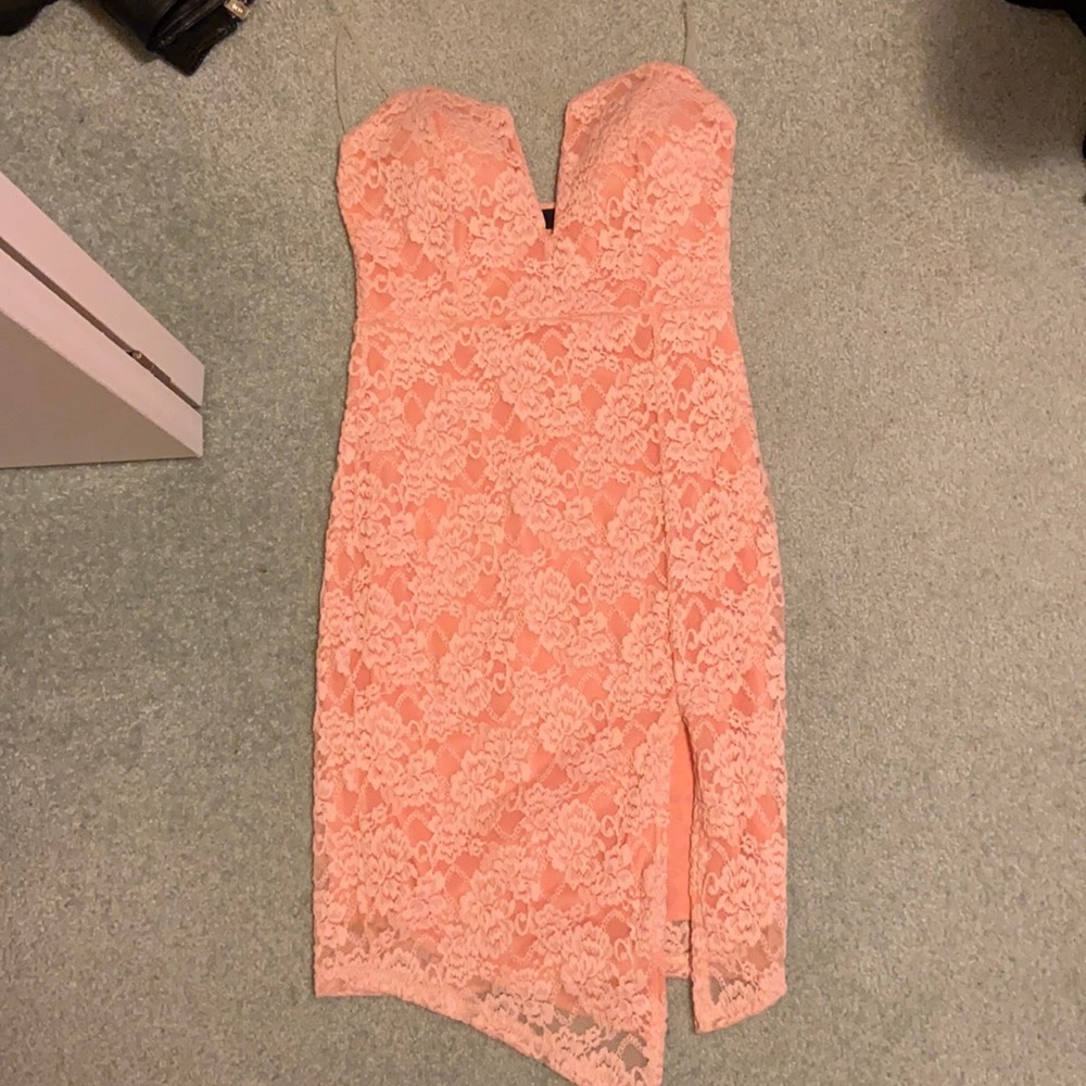 Pink trac dress